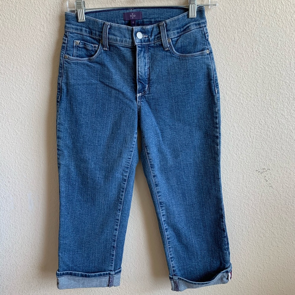 NxD cuffed denim capris